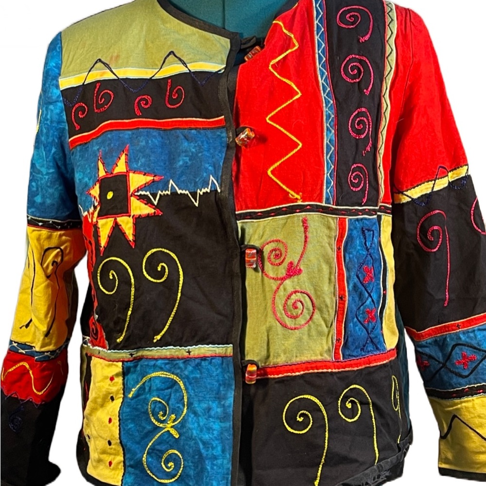 Vintage blazer, elaborate stitch